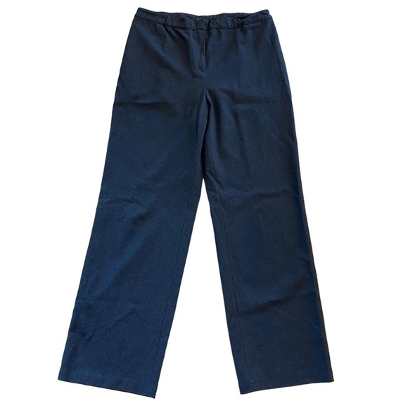 đť…şLafayette 148 Comfy Gray Career Work Trousers Pants Size 16 - Picture 1 of 9